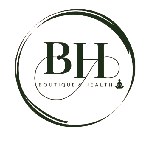 BH Boutique & Health logo on transparent background